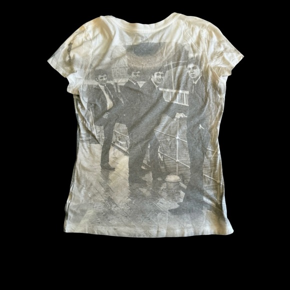 SOLD Beatles Official Photo Graphic Print Women's Top Sz XL - Picture 4 of 10